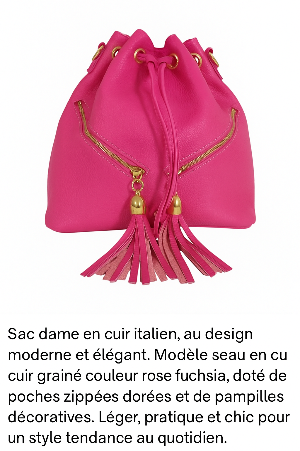 Sac Dame en cuir Italien – Image 2