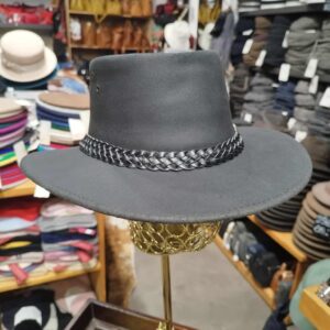 Chapeau cuir Huilé Australien