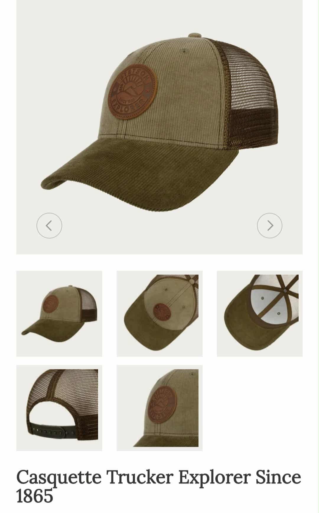 Casquette Trucker Stetson Filet – Image 9