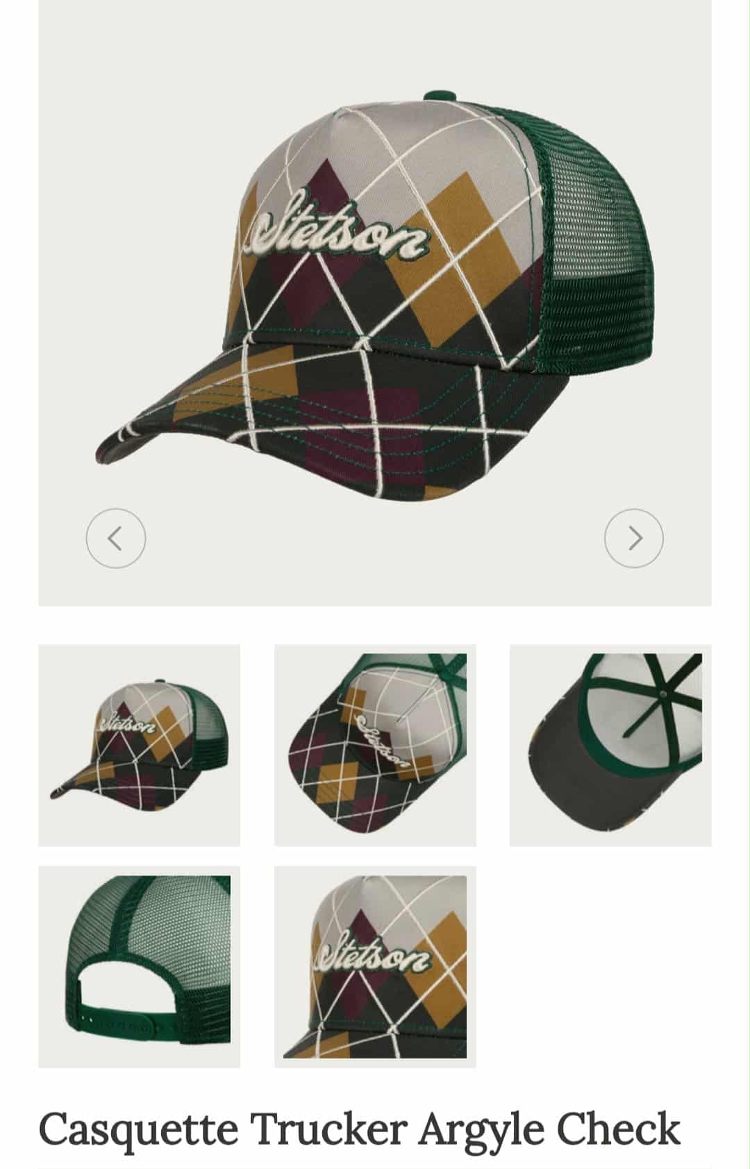 Casquette Trucker Stetson Filet – Image 6