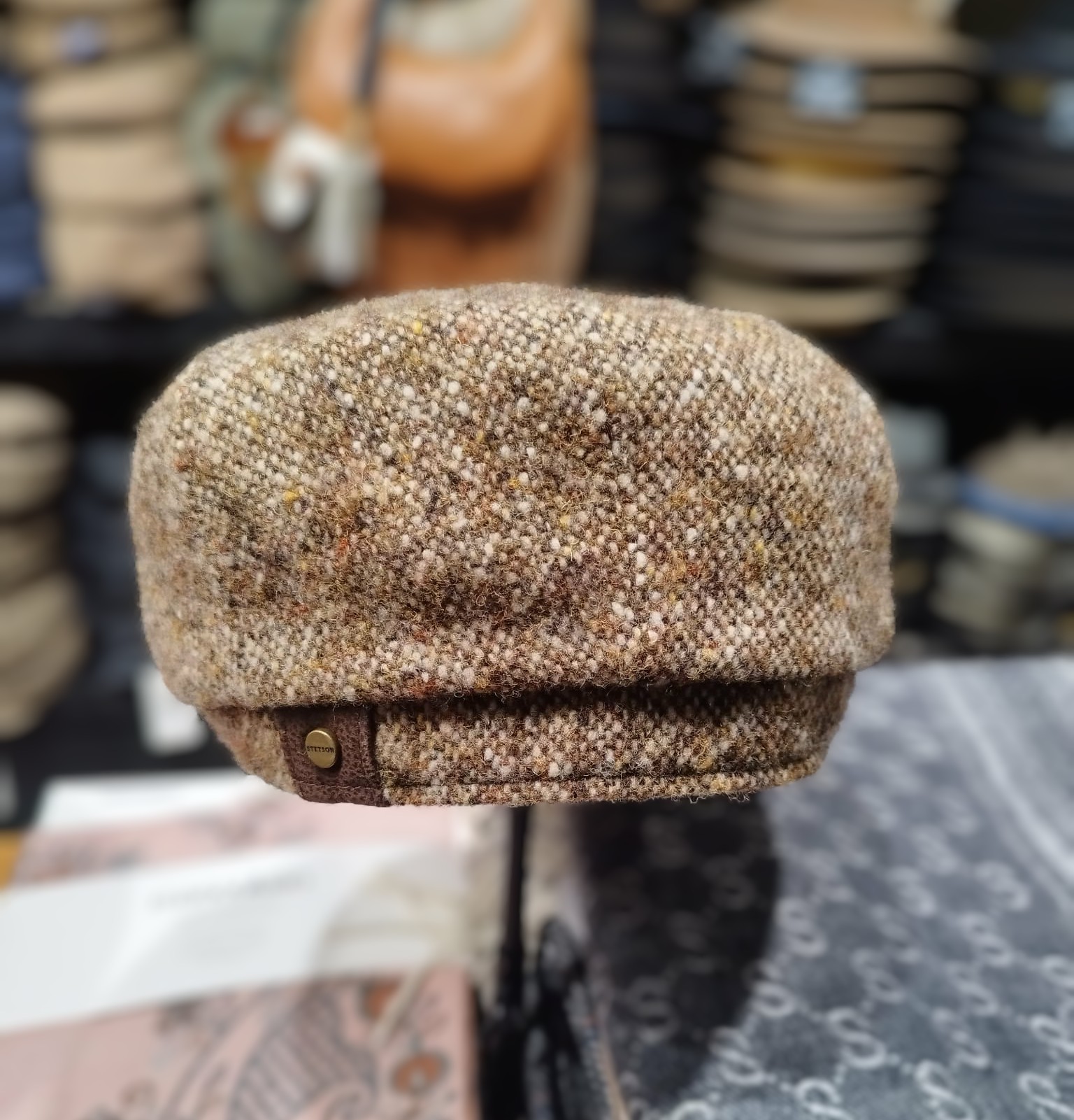 Casquette Stetson authentique Donegal Tweed ( Nouveau Modèle ) – Image 3