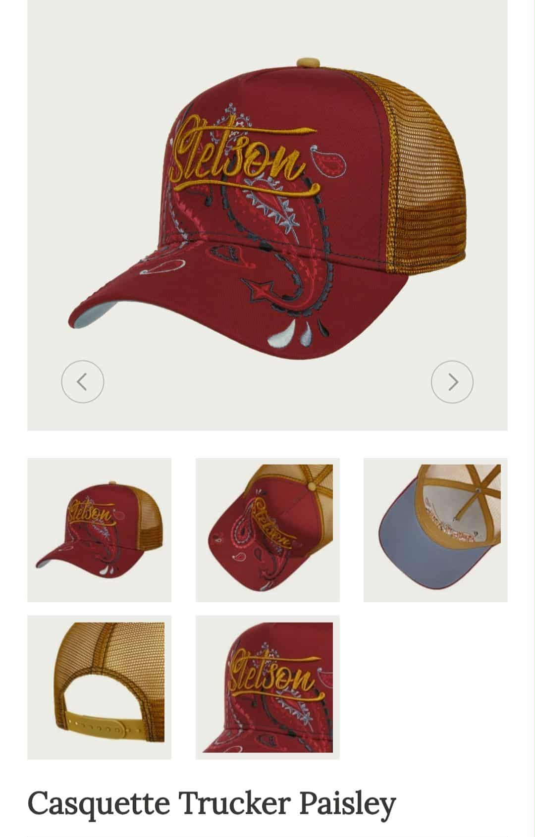 Casquette Trucker Stetson Filet – Image 11