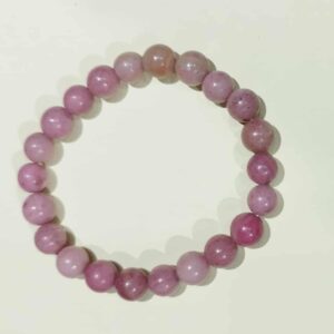 Z. Bracelet Lithothérapie Rhodonite naturelle