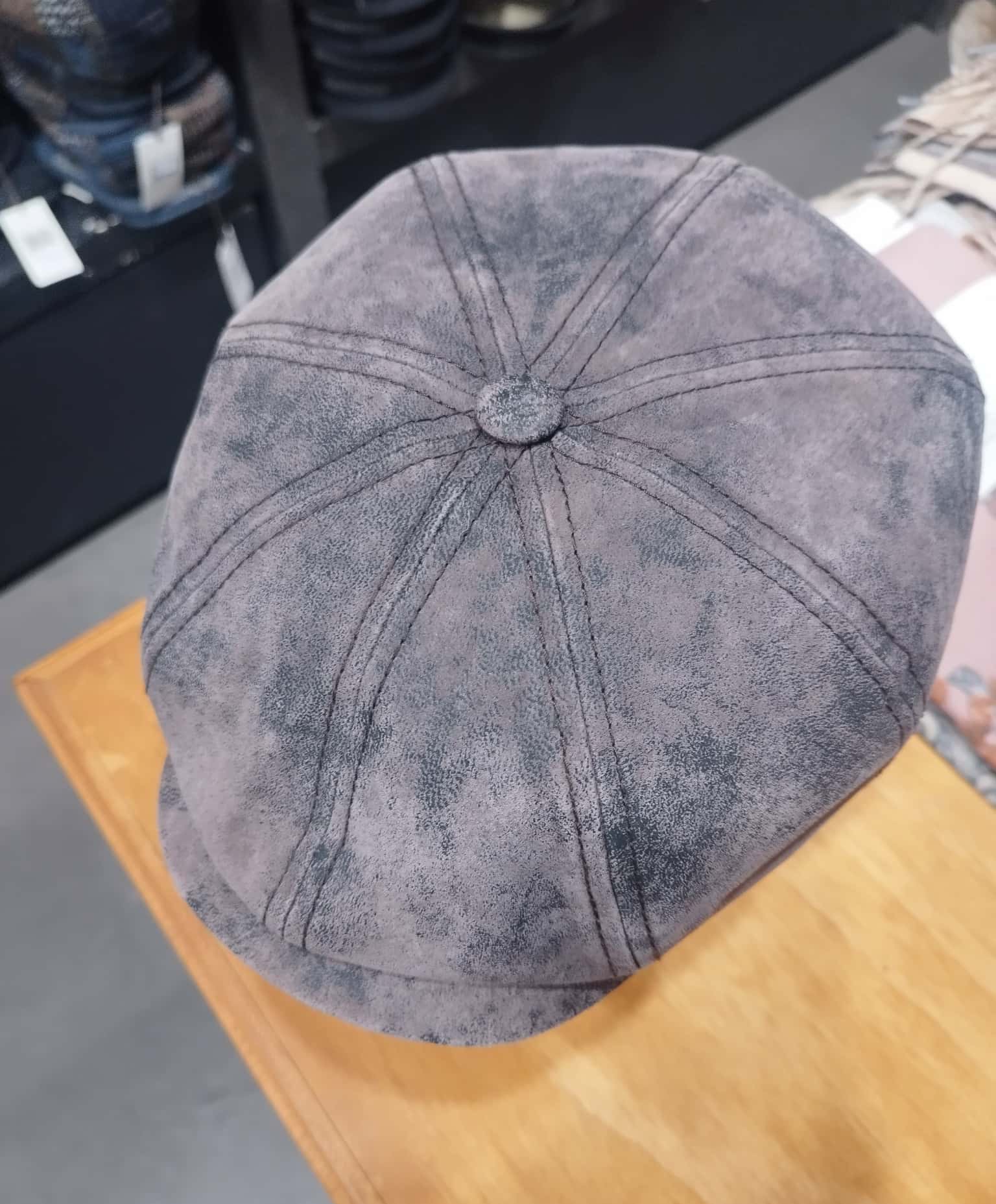 Casquette Stetson cuir Brun