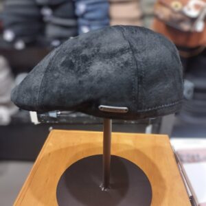 Casquette Stetson cuir noir