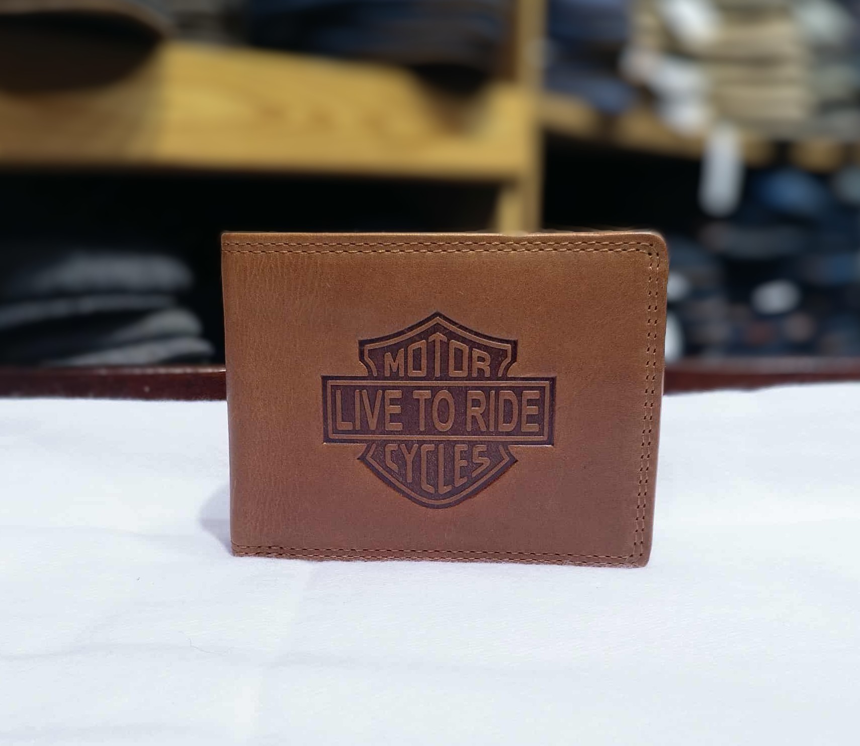 Portefeuille en cuir Homme