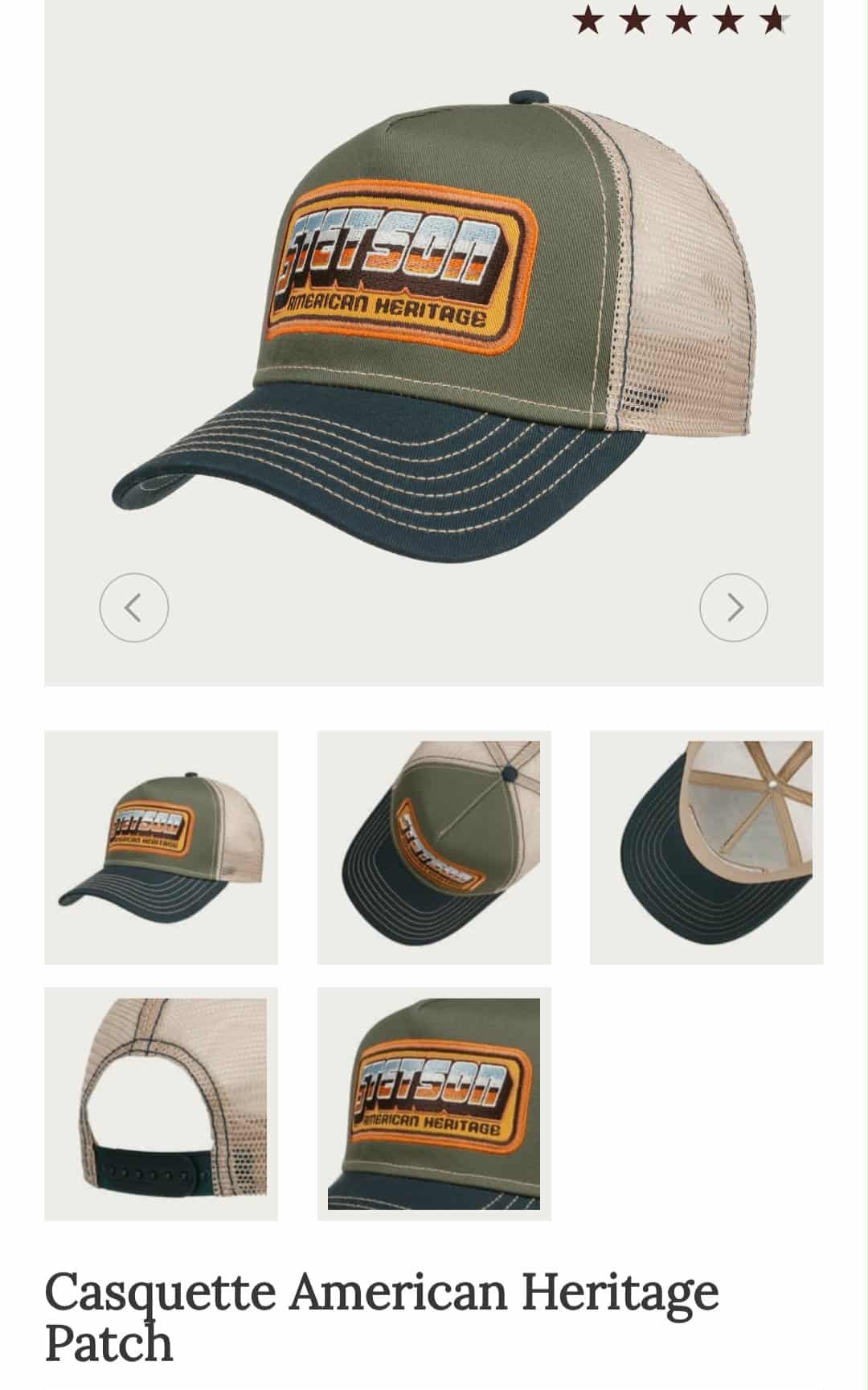 Casquette Trucker Stetson Filet – Image 8