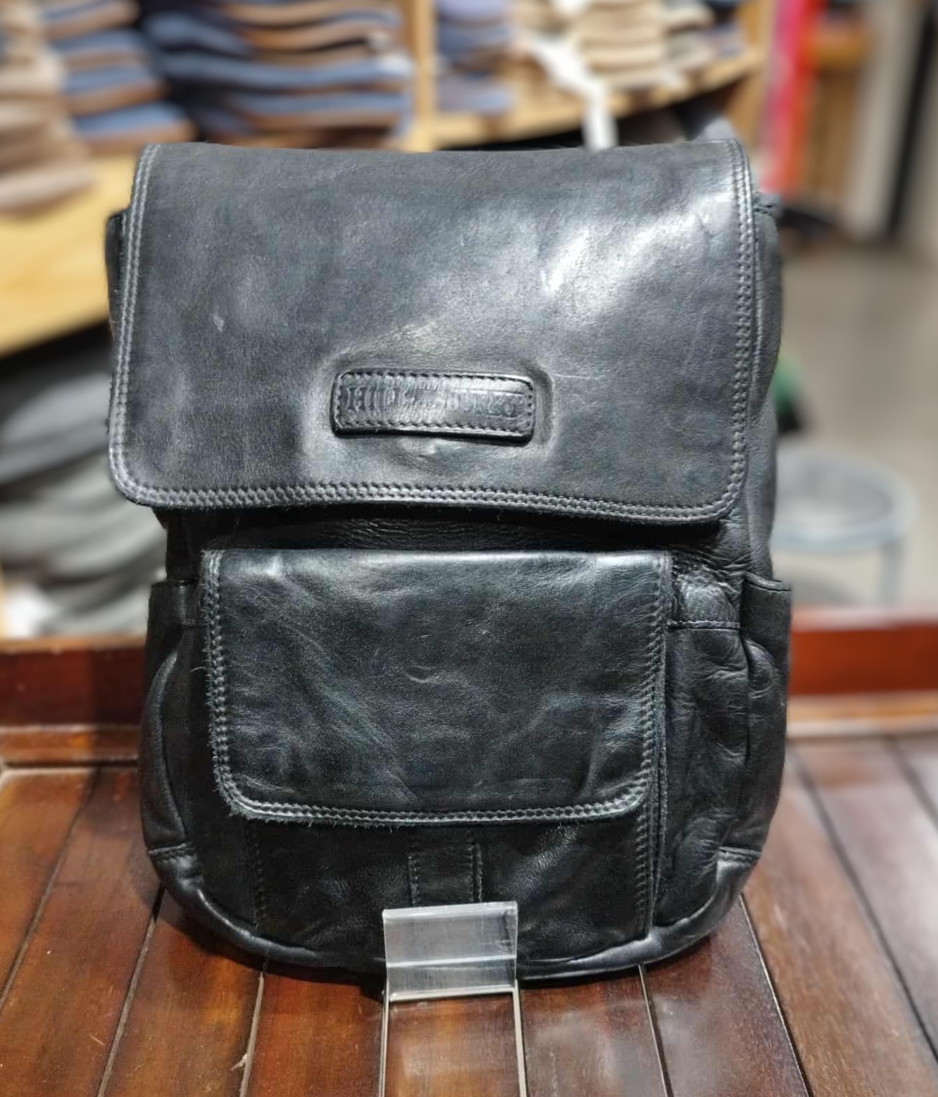 Sac Homme au dos Cuir
