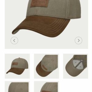 Casquette Trucker Stetson Pleine