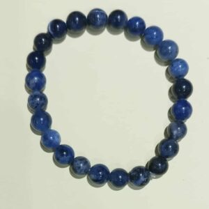 Z. Bracelet Lithothérapie Apatite Bleu naturelle