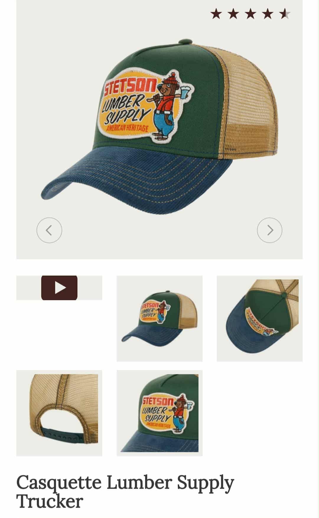 Casquette Trucker Stetson Filet – Image 7