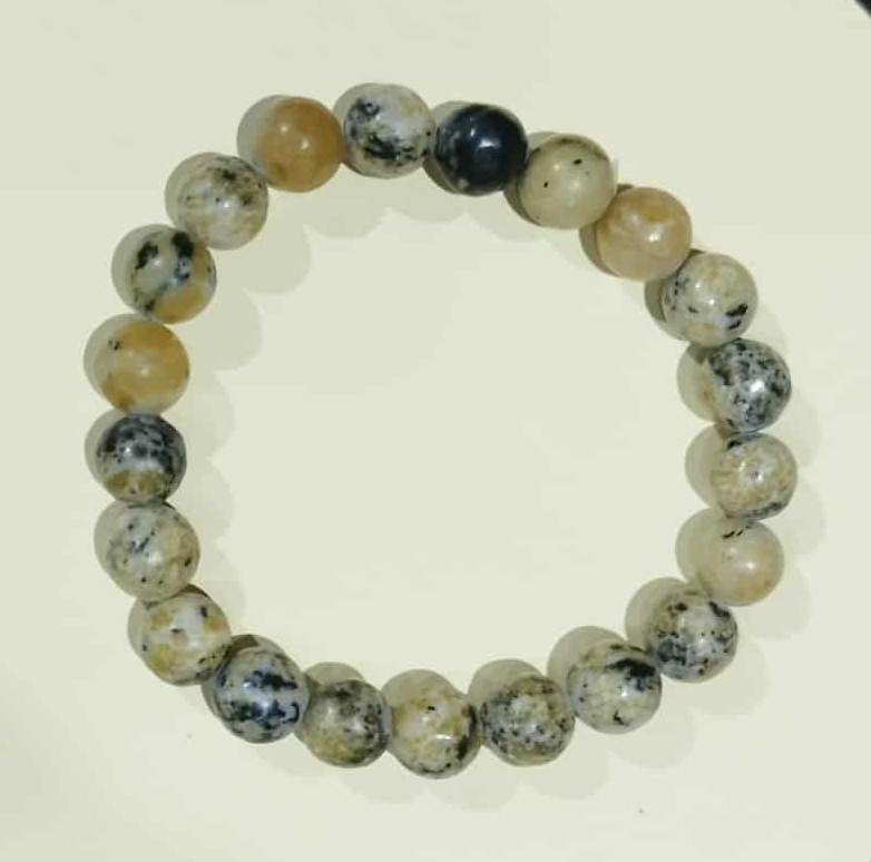 Z.Bracelet lithotherapie Truquoise Jaune