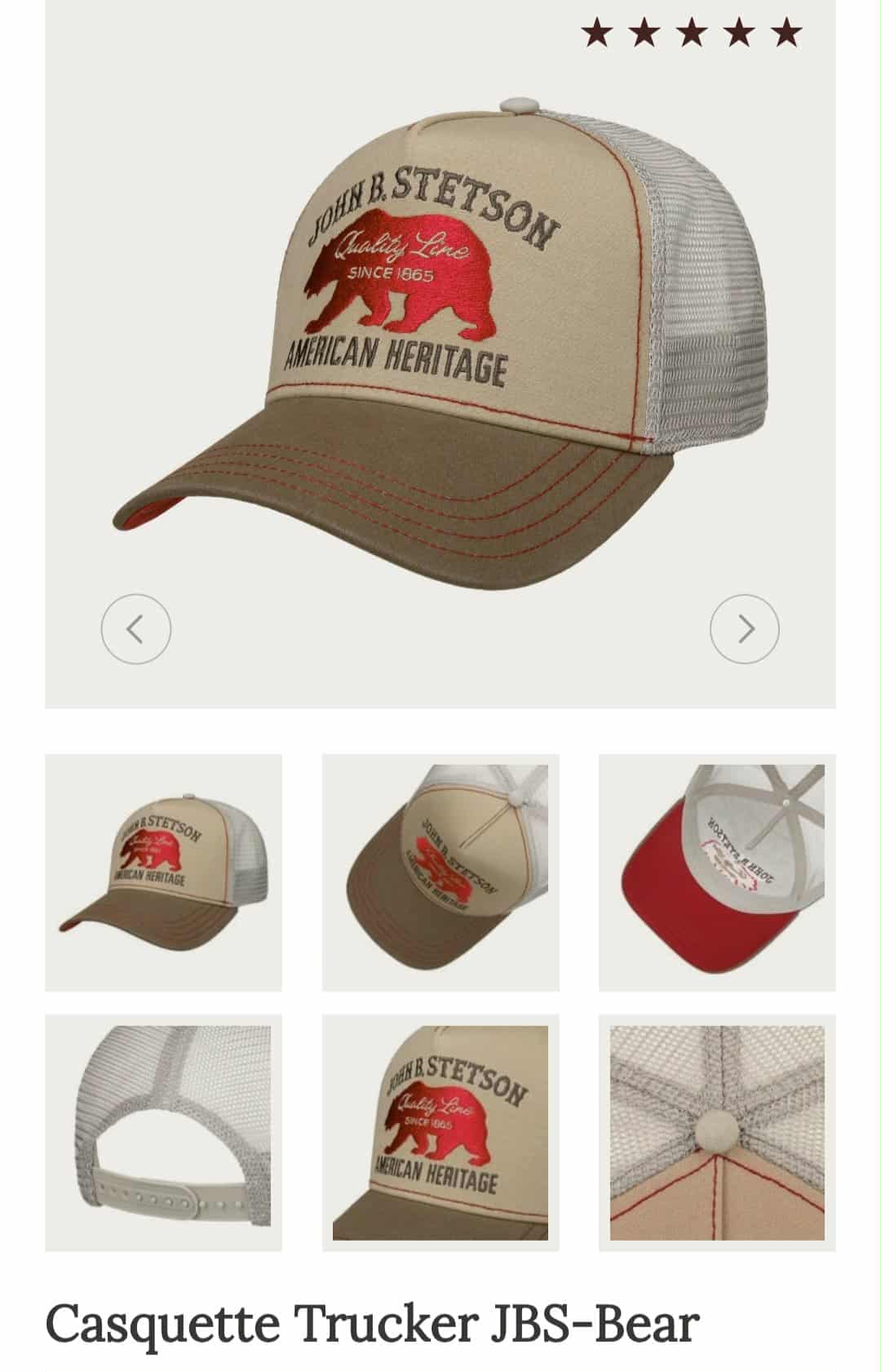 Casquette Trucker Stetson Filet – Image 17