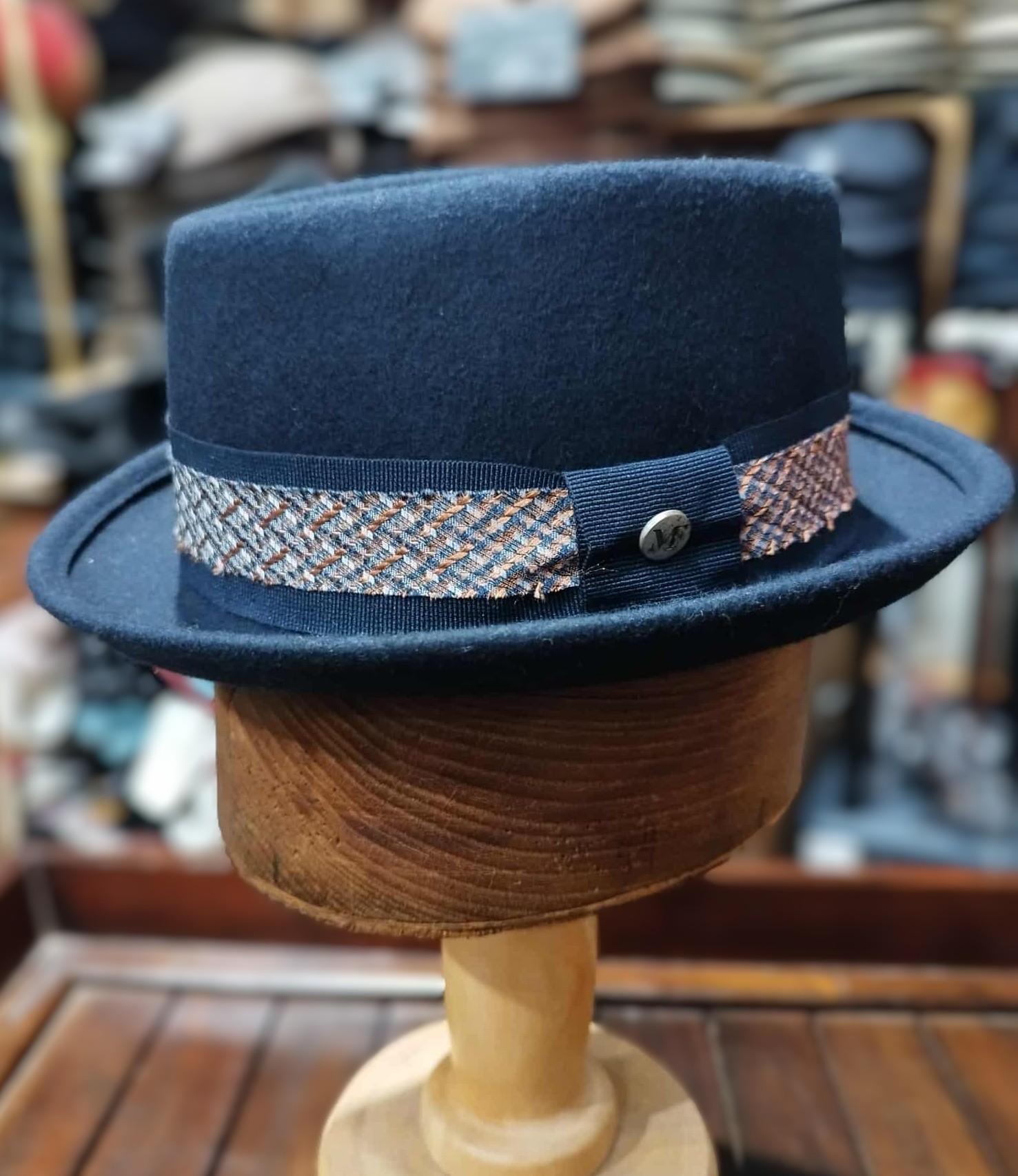 chapeau Pork Pie Fabrication Italienne – Image 2