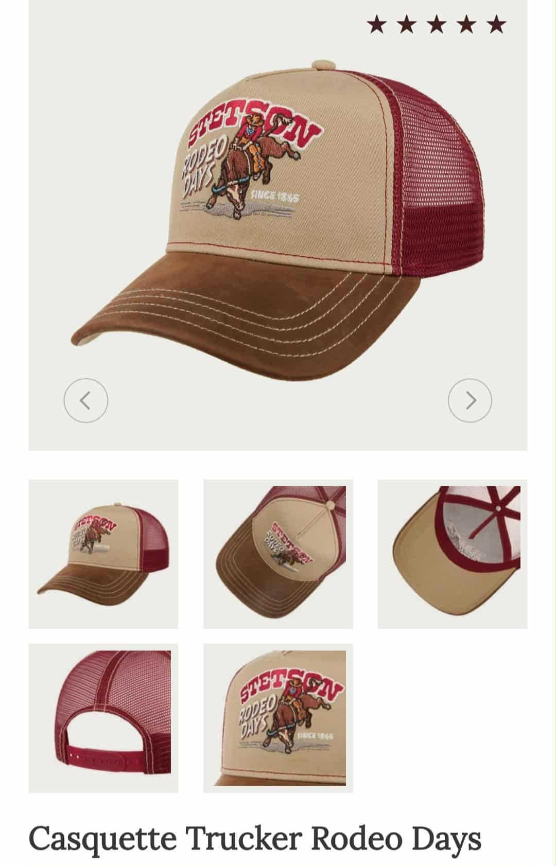 Casquette Trucker Stetson Filet – Image 12