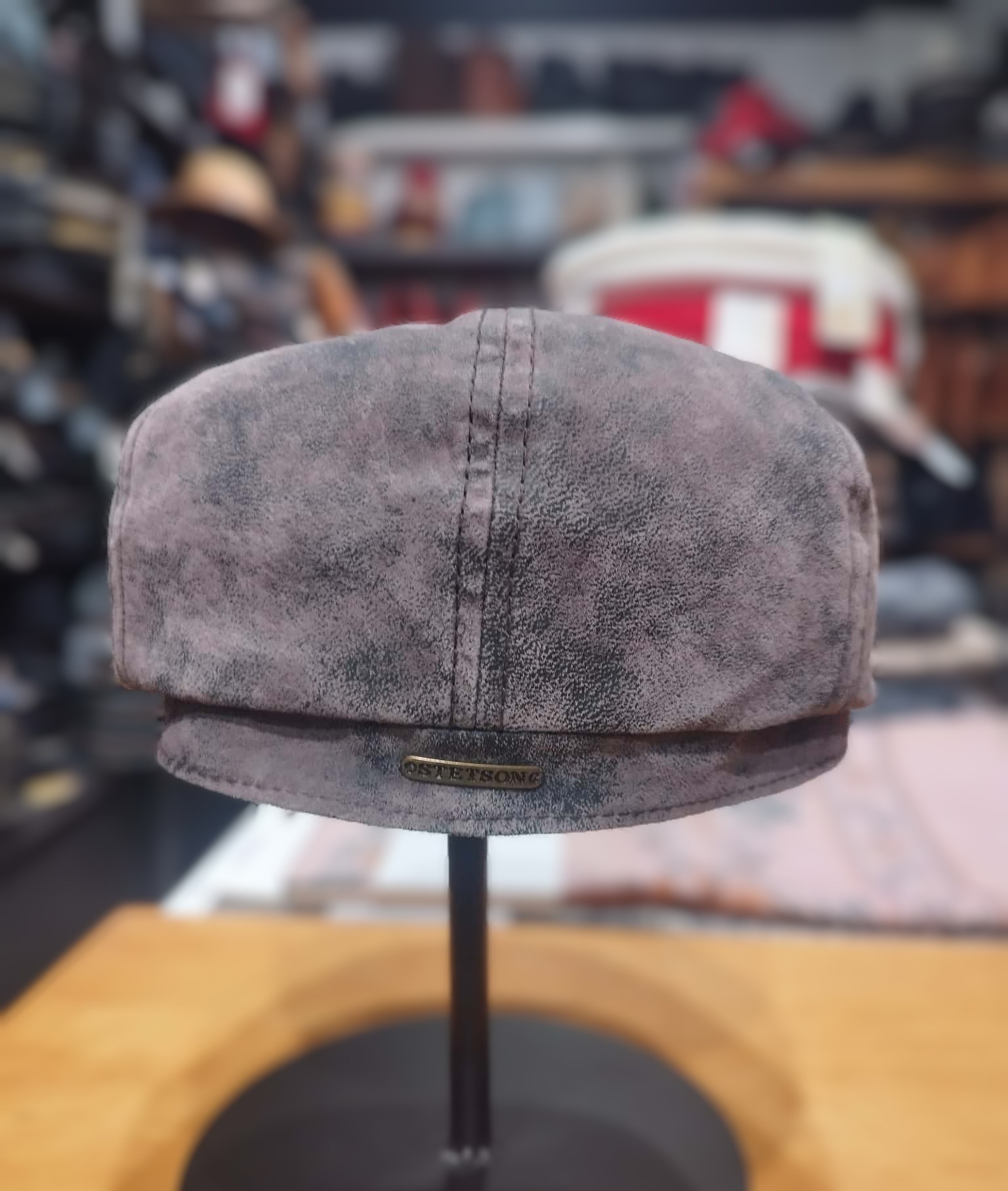 Casquette Stetson cuir Brun – Image 3