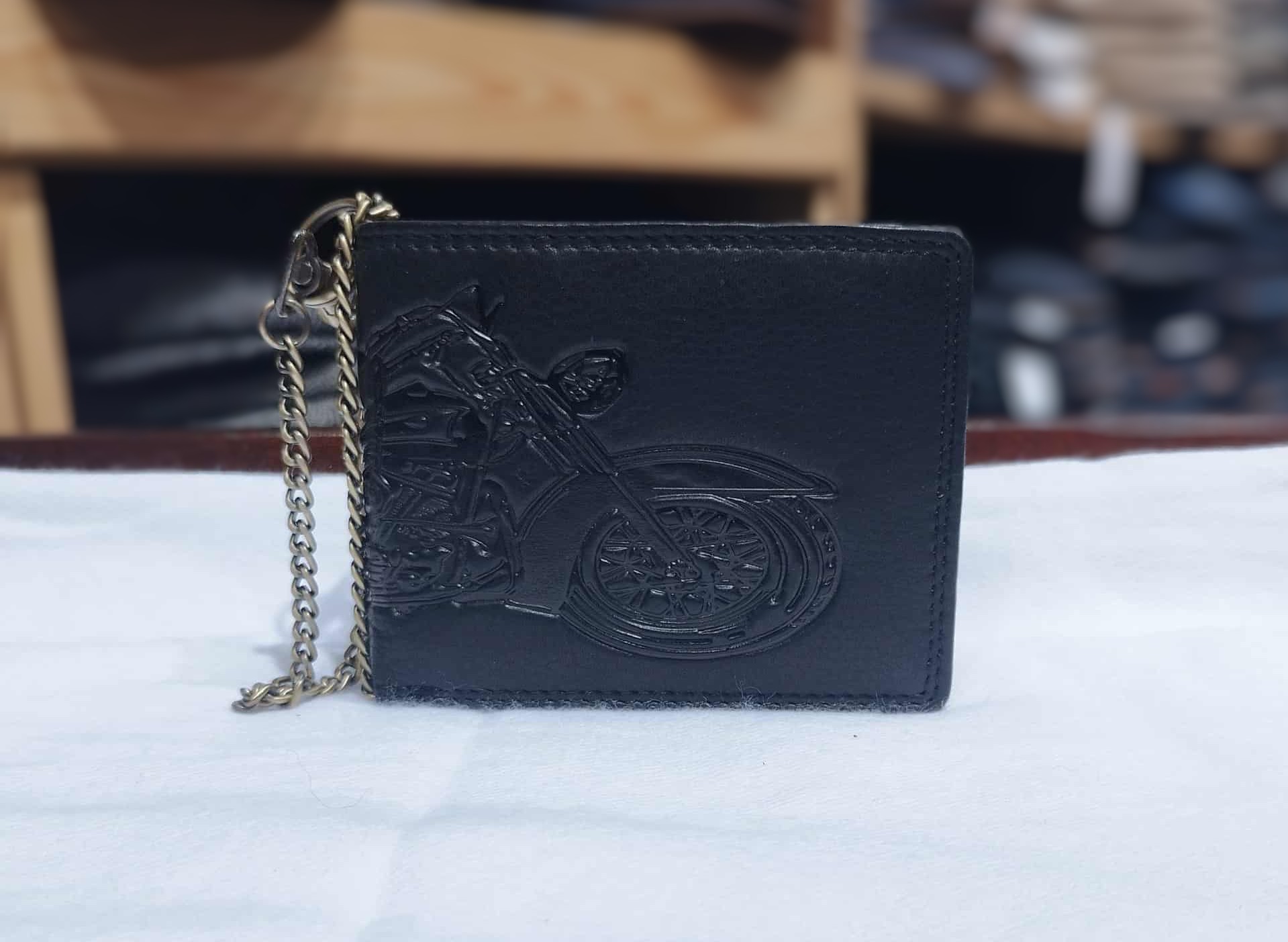 Portefeuille en cuir homme