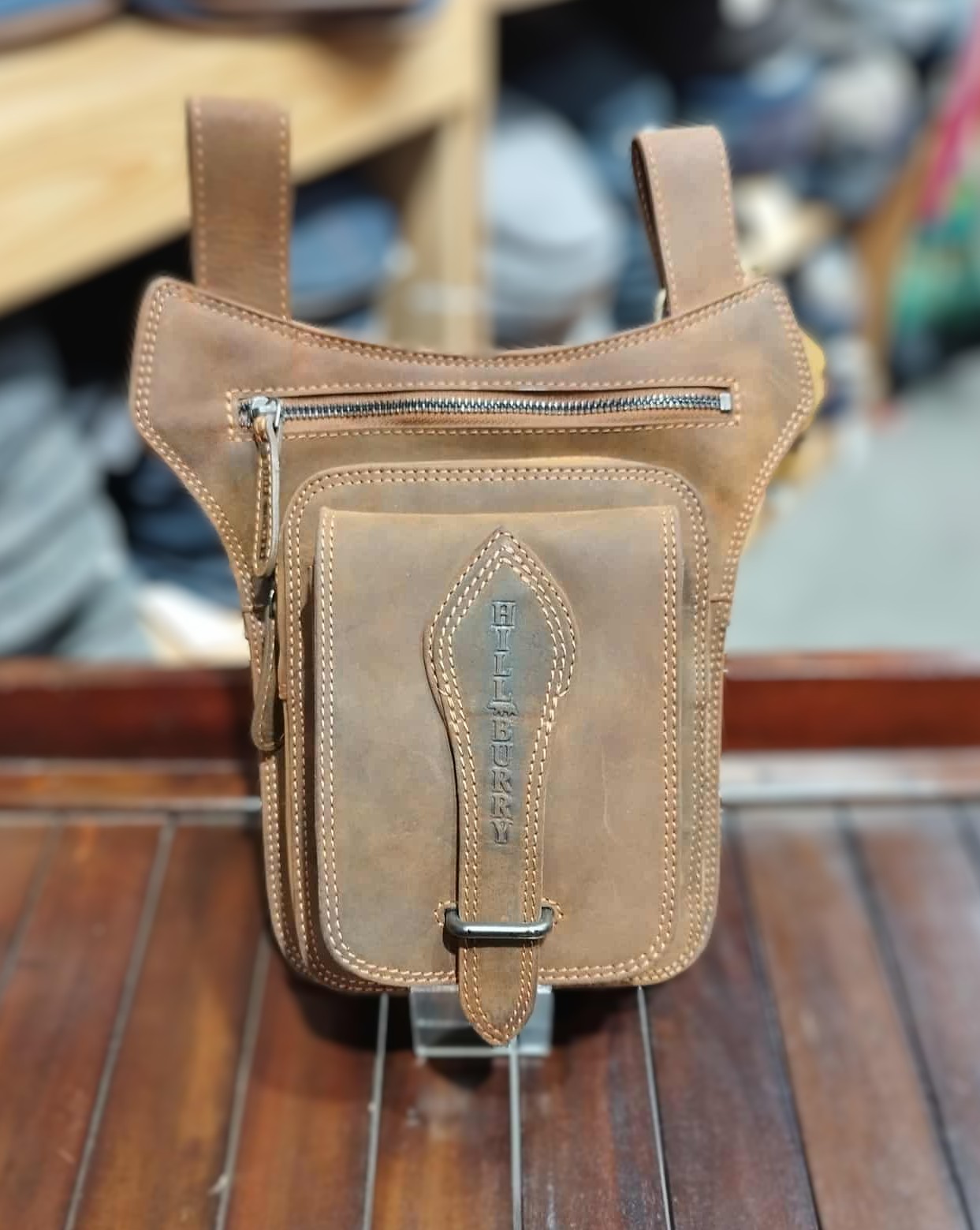 Sac Homme ( fixer ceinture et cuisse )