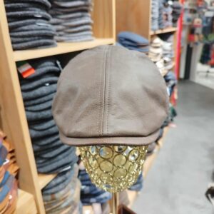 Casquette cuir avec oreillette Stetson