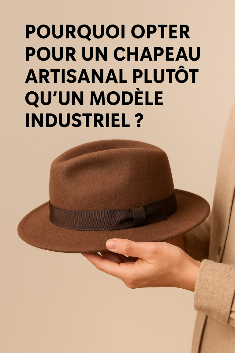 Chapeau artisanal